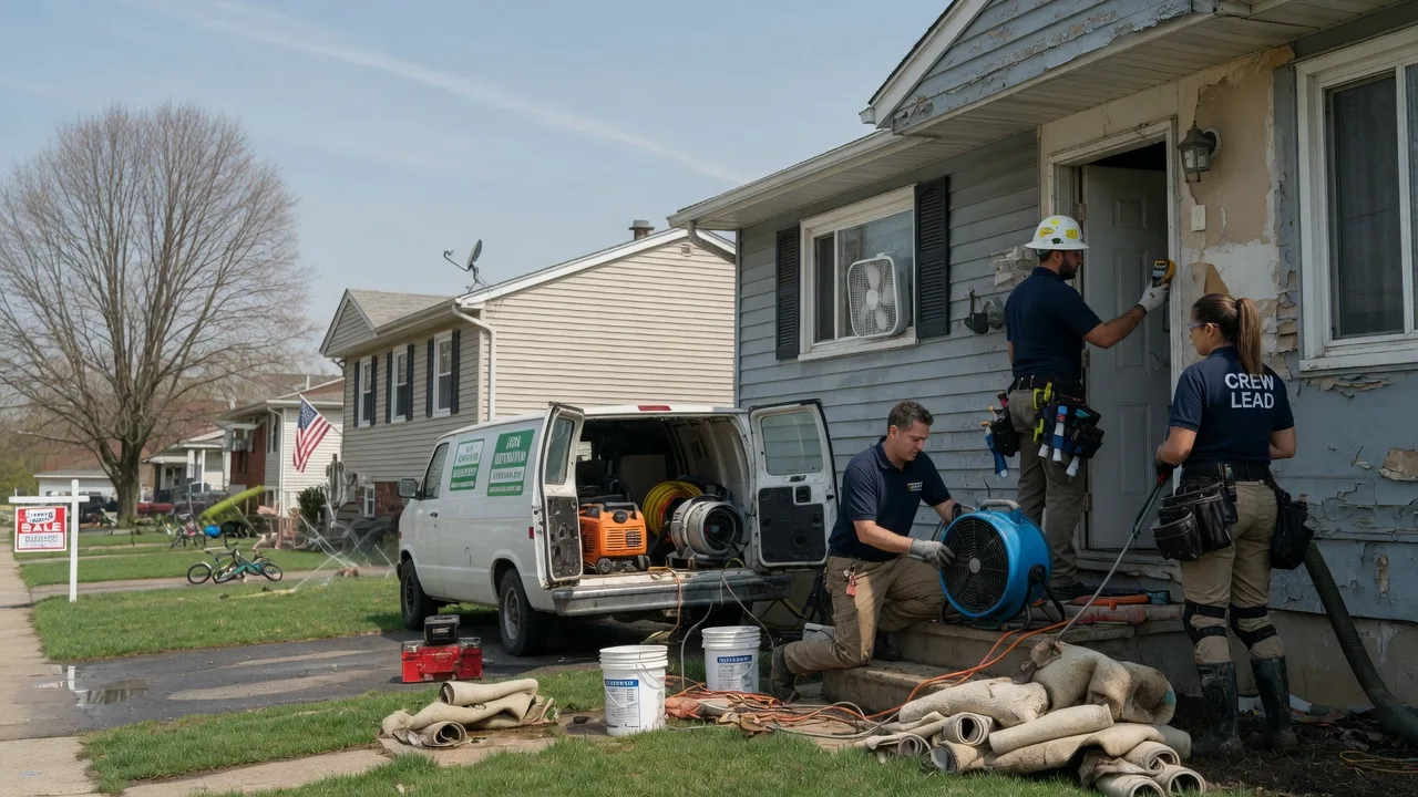 Flood Cleanup in Titusville, NJ near me