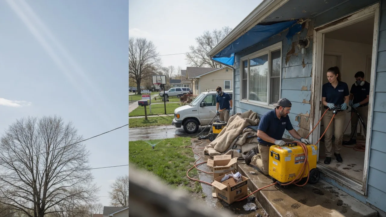 Basement Flood Cleanup in Titusville, NJ near me